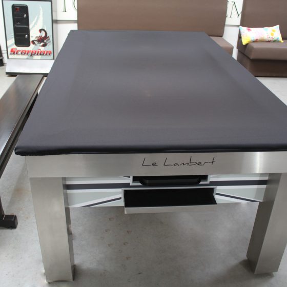 EagleWings Housse de table de billard ajustée pour table de billard de  2,2/2,4 m – Accessoires de protection en feutre – Housses en cuir lourd