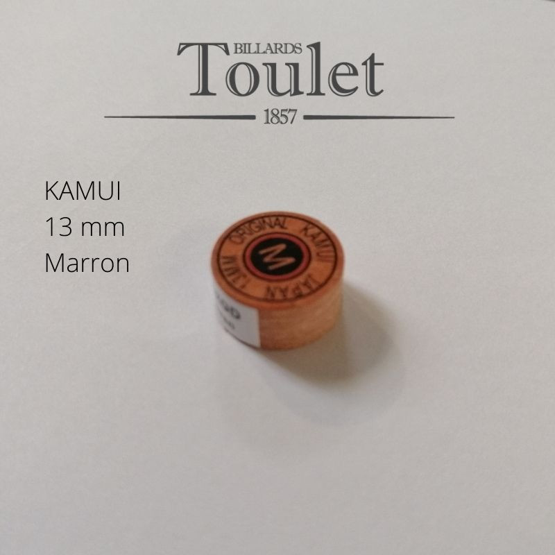 Procédé à coller qualité supérieure Kamui 13 mm marron - queue de billard - Billards Toulet