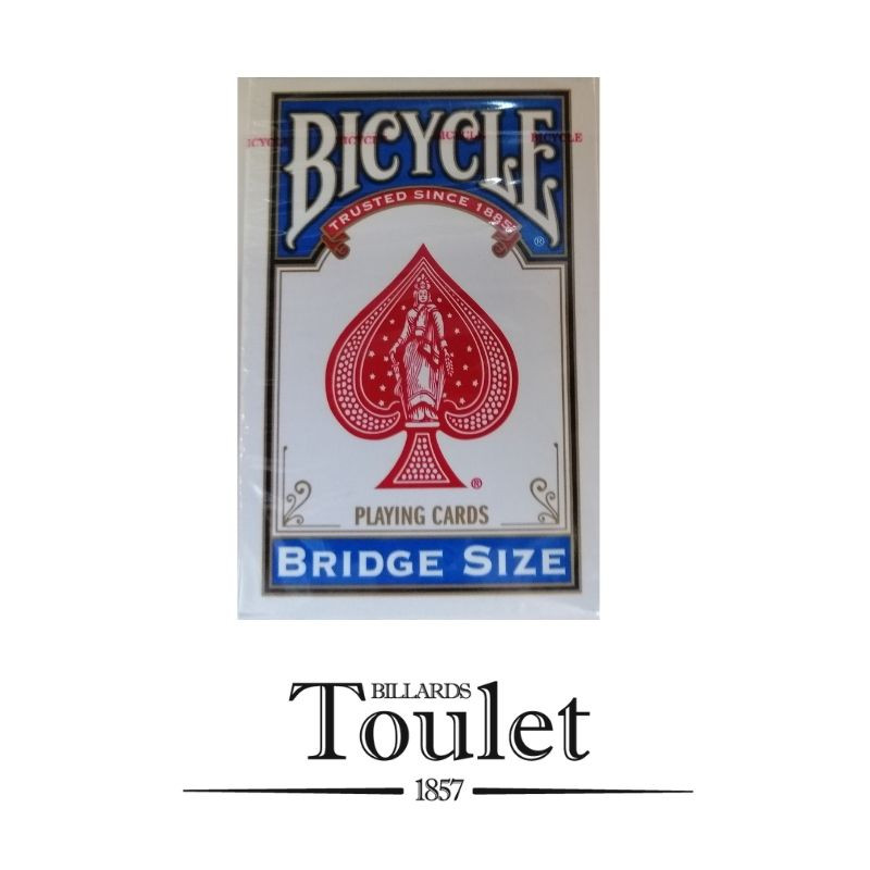 Jeu de cartes Bridge bleu - Bicycle - Billards Toulet