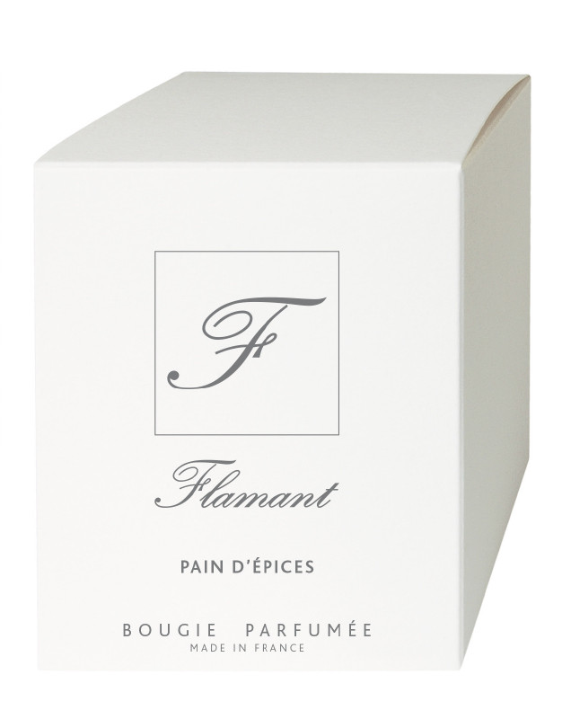Bougie parfumée BYRON 12 cm - Flamant - Pain d'épices