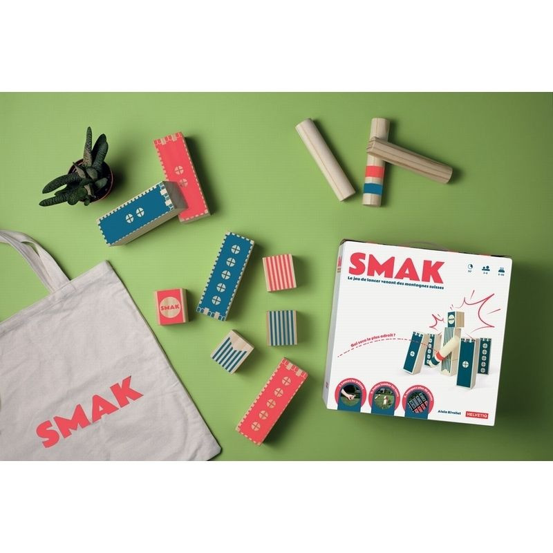 SMAK - Le jeu de lancer en bois Suisse -  Billards Toulet