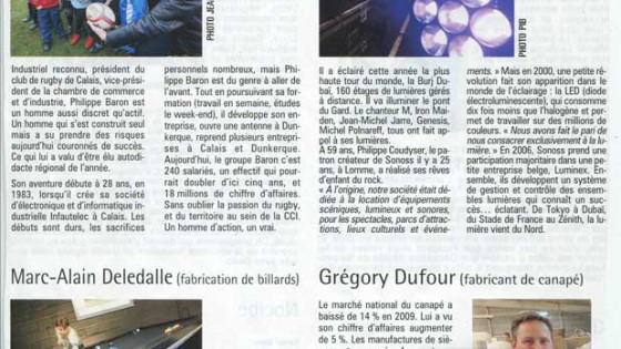 Billard-Toulet-presse-La-voix-du-nord-entreprise-2011