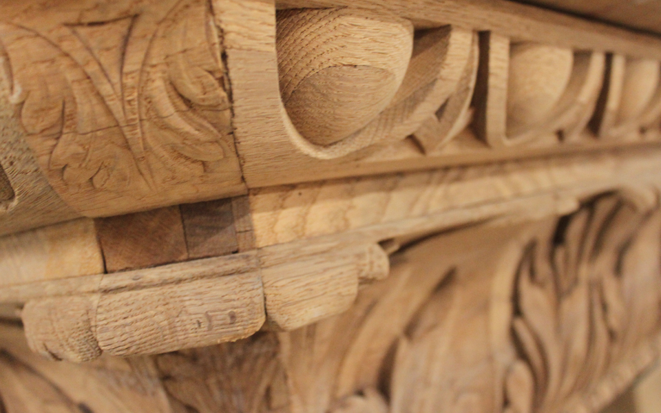 Détails table de billard ancienne bois luxe - Billards Toulet