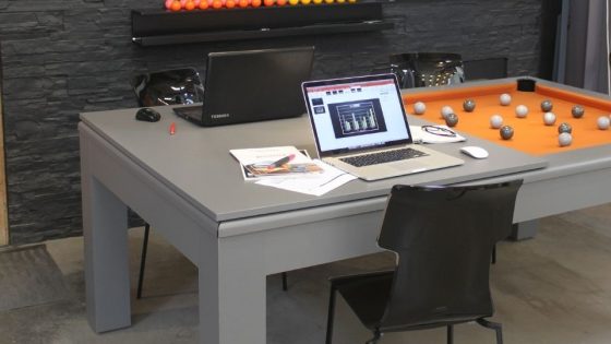 Billards Toulet - Table de billard transformable en bureau