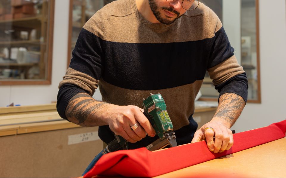 bande tapis compétition atelier de fabrication billards Toulet
