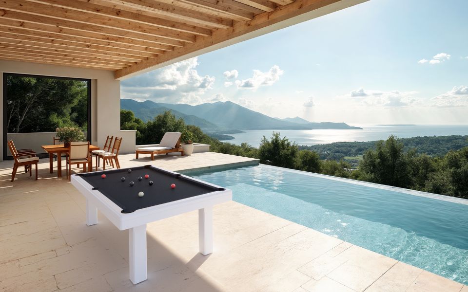 billard blanc extérieur Bubbly Outdoor pergola Toulet