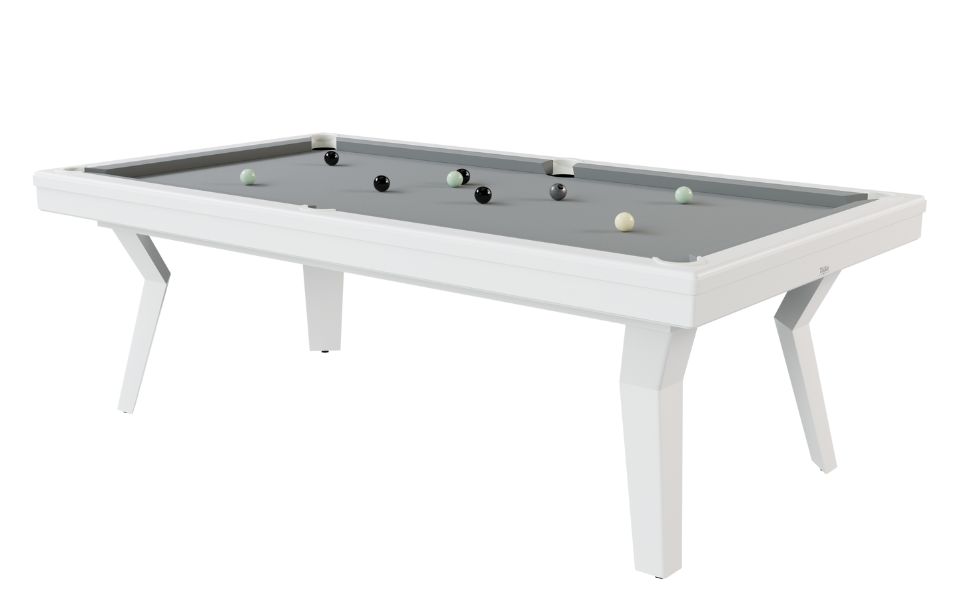 billard contemporain original blanc Pop Toulet