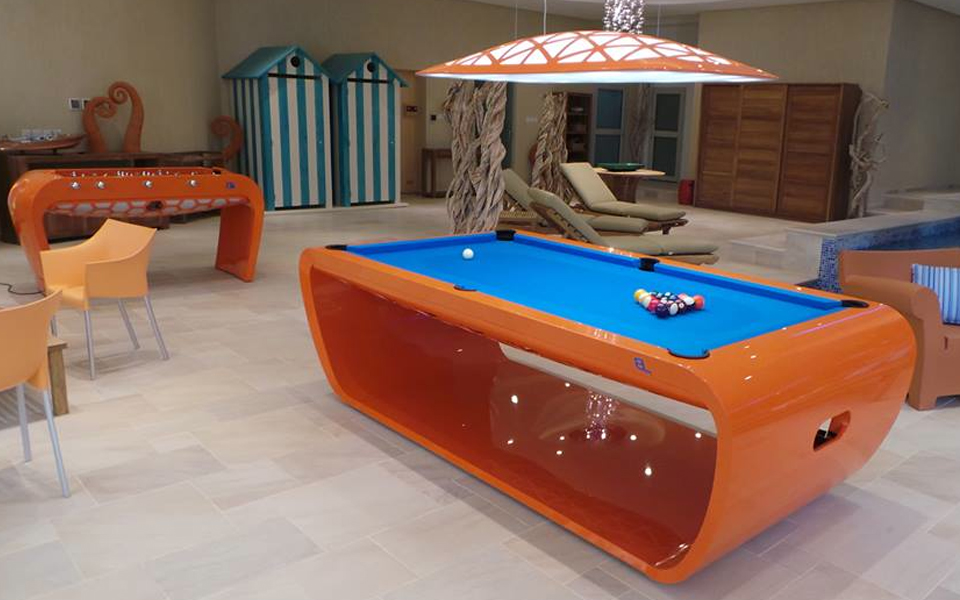 The Blacklight Design Table Billard Toulet