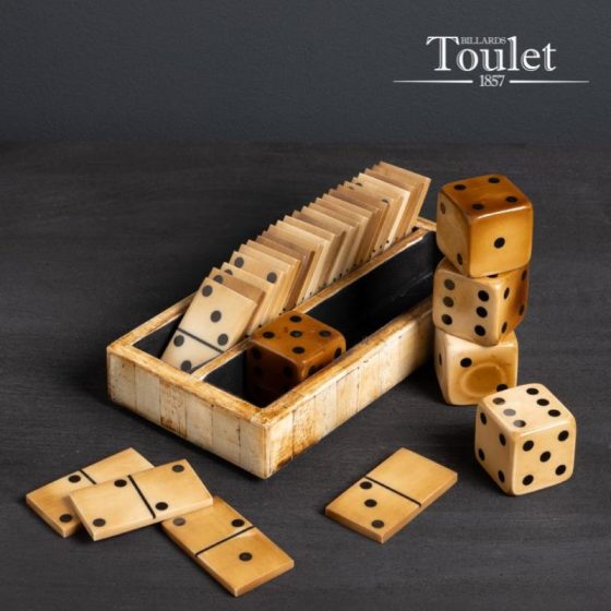 jeu de domino et dés seventies - Billards Toulet