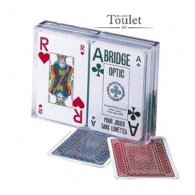 jeu de carte Optic pour bridge - Billards Toulet
