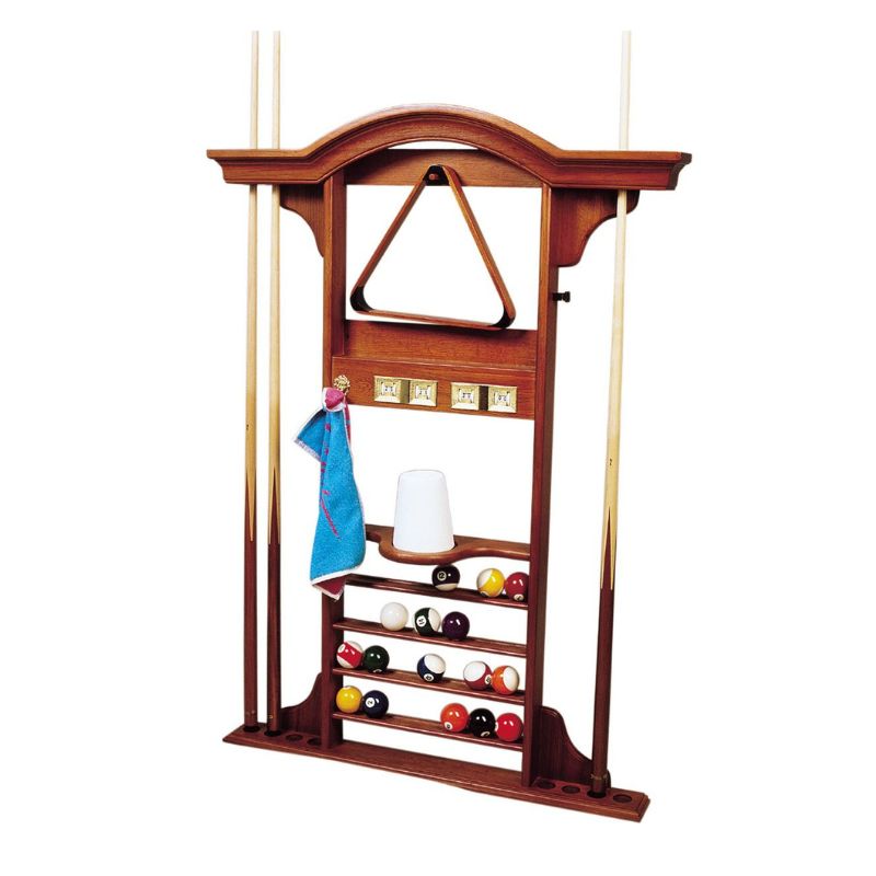 Porte queues mural en bois luxe 8 places avec marqueur intégré - Toulet