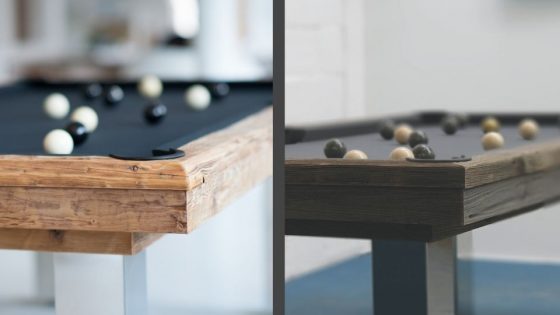 Table de billard en bois - Design Megève - Billards Toulet