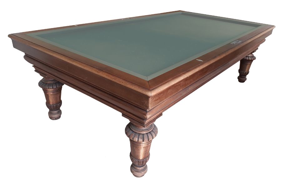 table de billard français ancien Napoléon III bois - 1880 - Billards Toulet