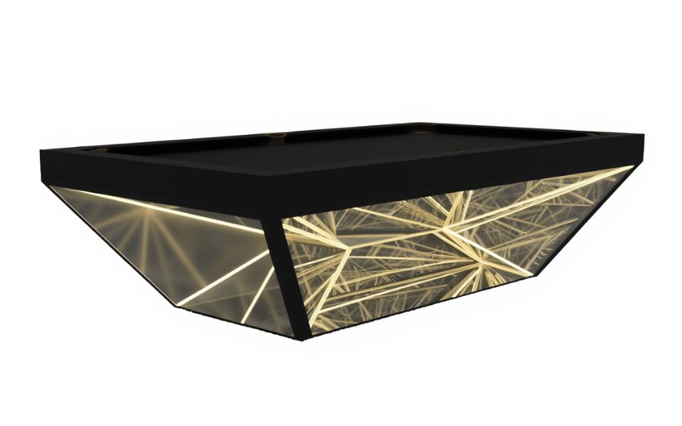 table de billard artiste Quentin Carnaille Infini miroirs Toulet