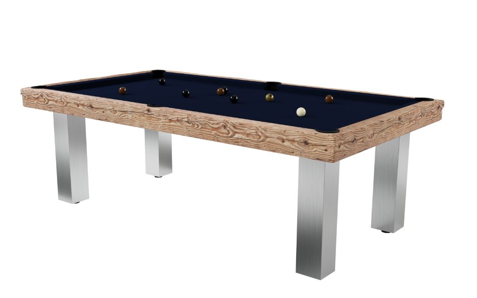 table de billard vieux bois design Megeve - Toulet